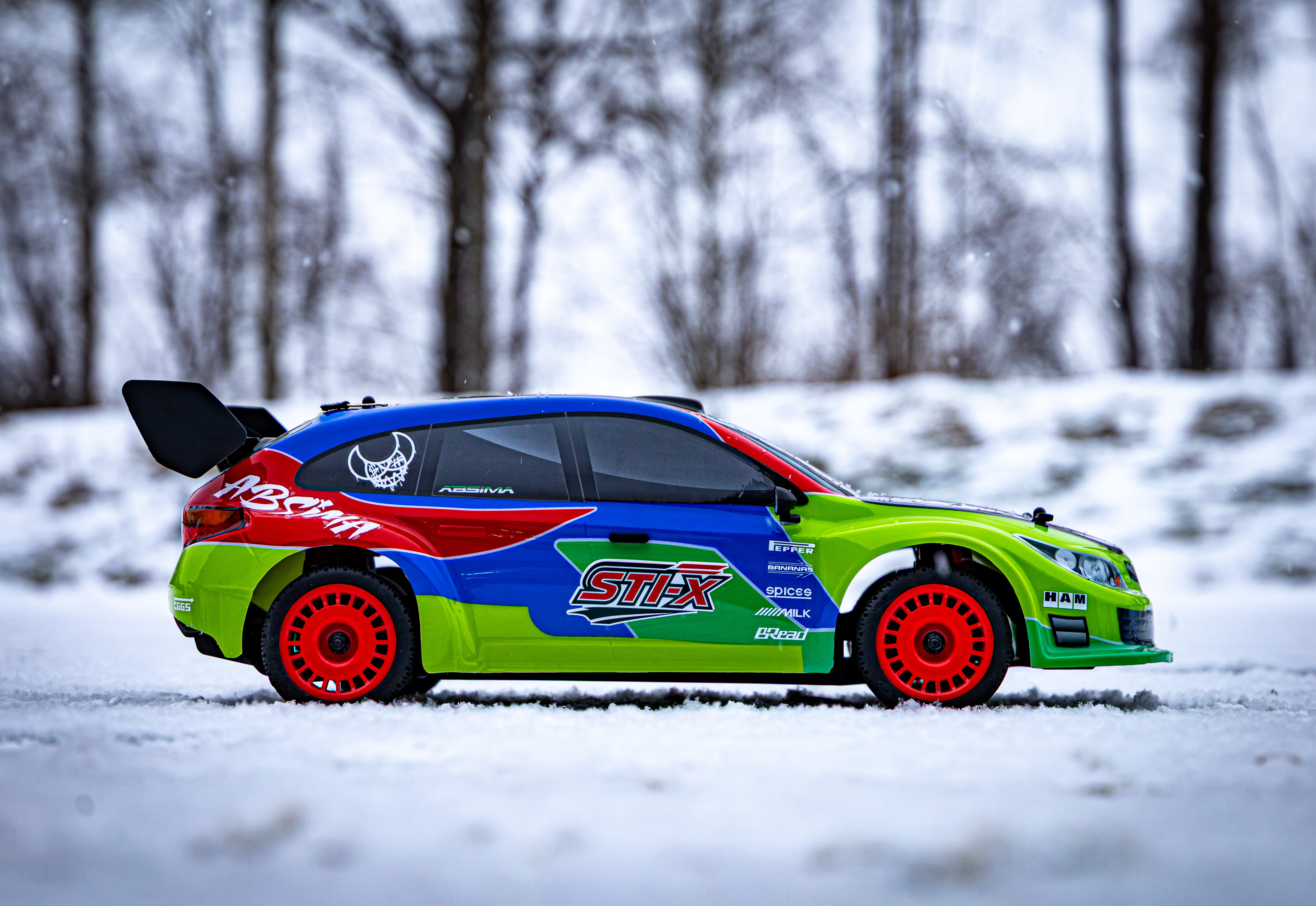 Rallye Absima 1/10 "STi-X" brushless 4WD RTR 12234