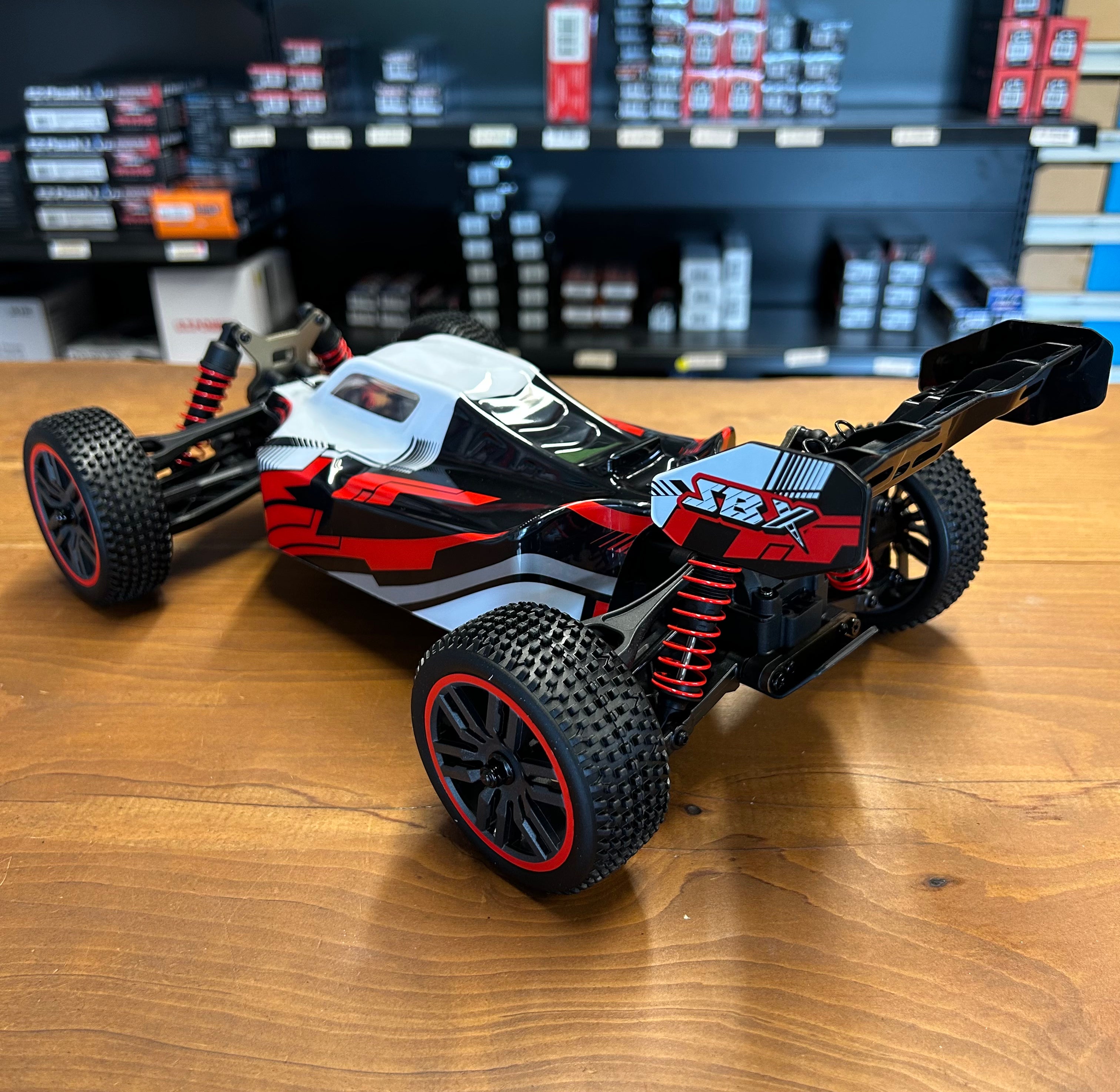 Voiture radiocommandée Funtek SBX Buggy 1/12 XL Rouge 50km/h