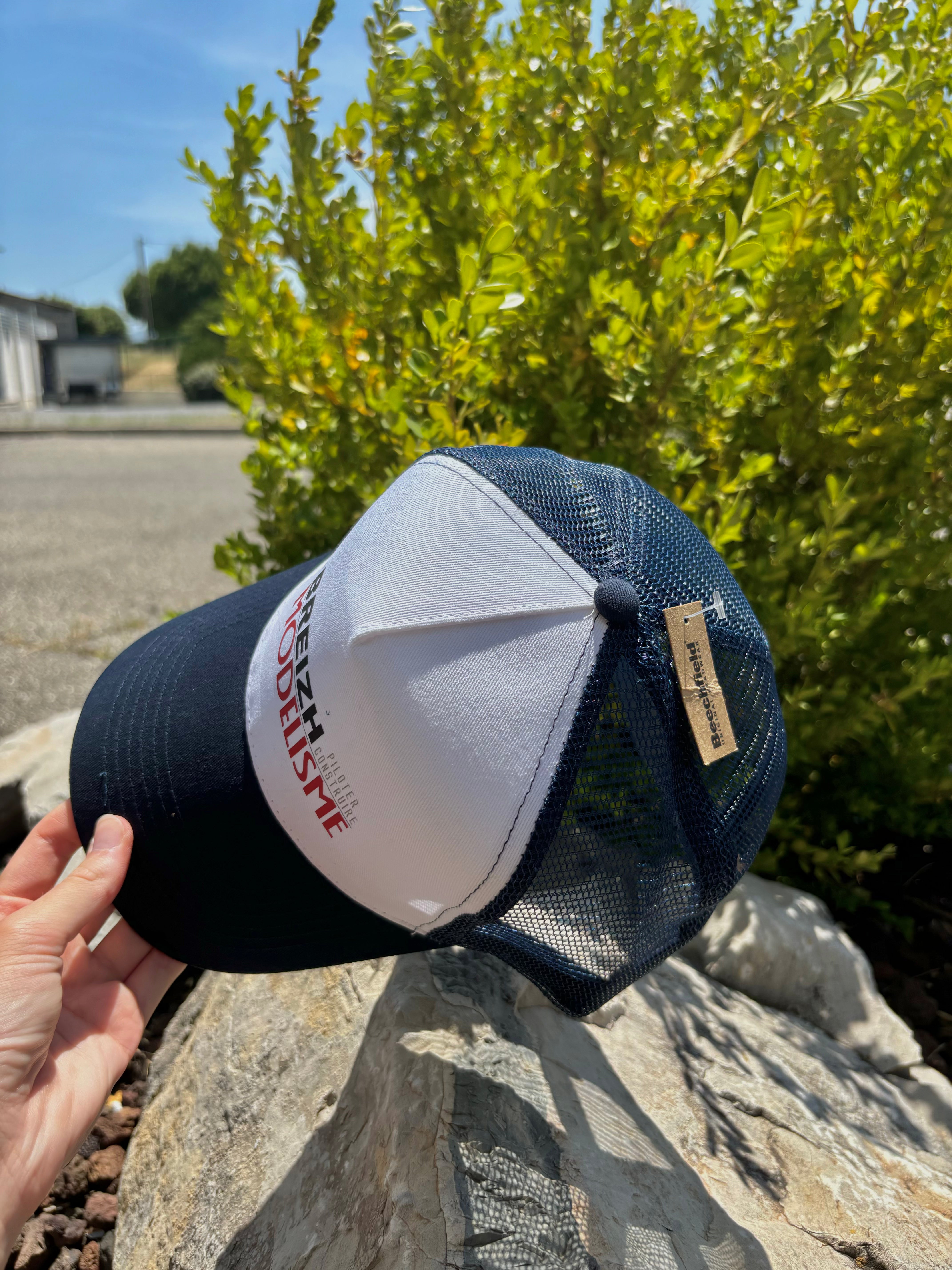 Casquette Breizh Modelisme trucker bleu blanc - Breizh Modélisme.