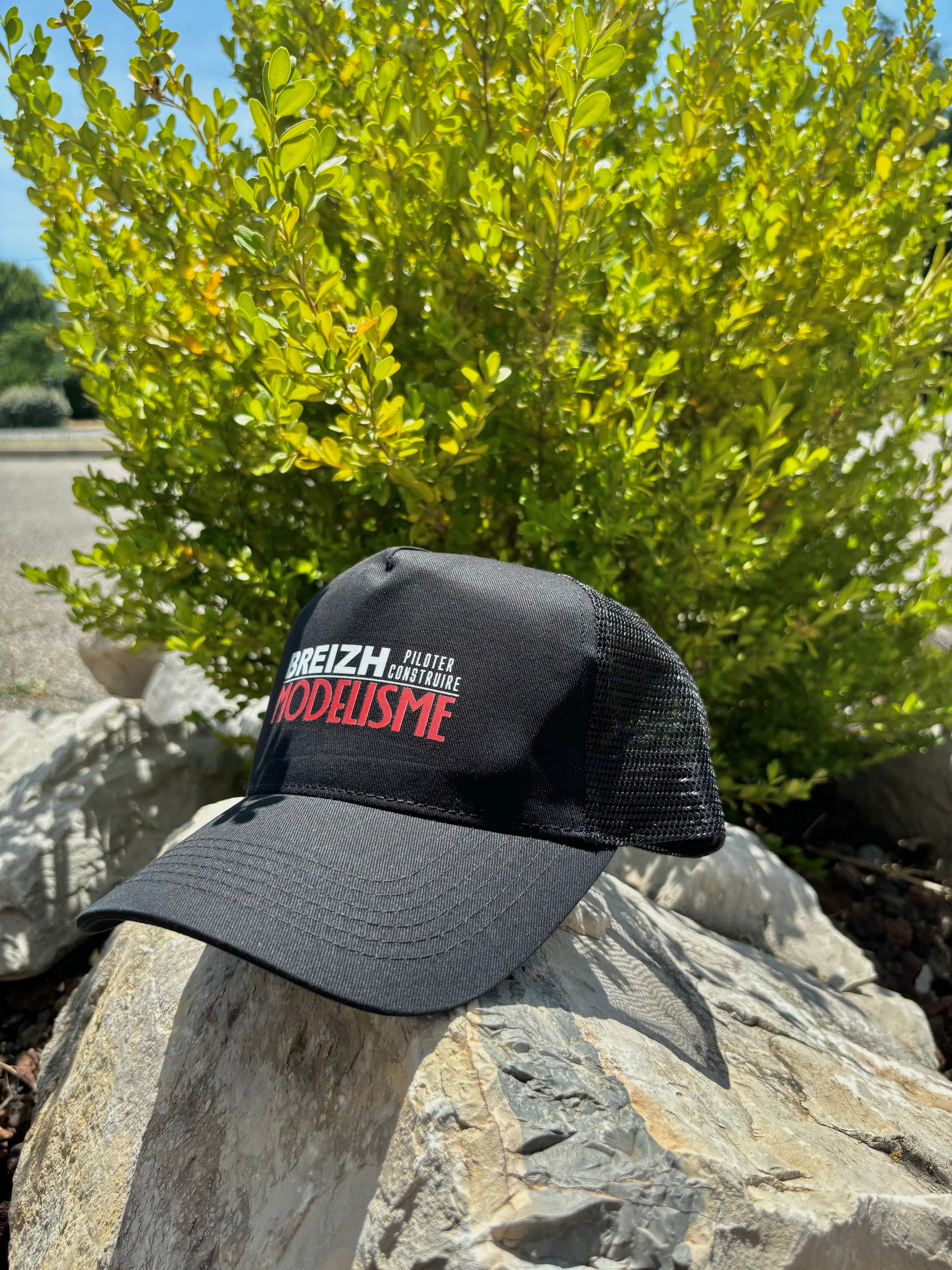 Casquette Breizh Modelisme trucker noir - Breizh Modélisme.