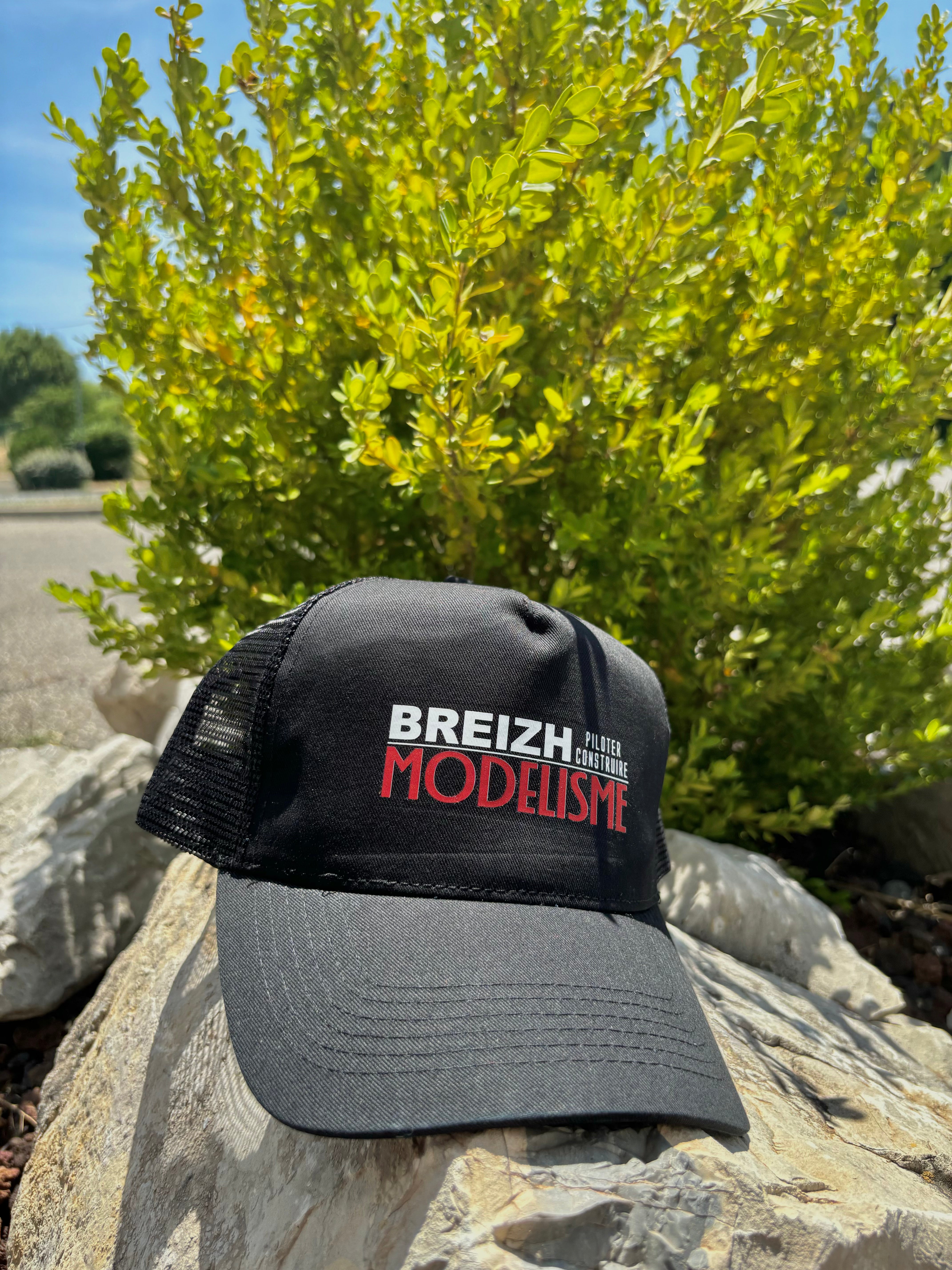 Casquette Breizh Modelisme trucker noir - Breizh Modélisme.