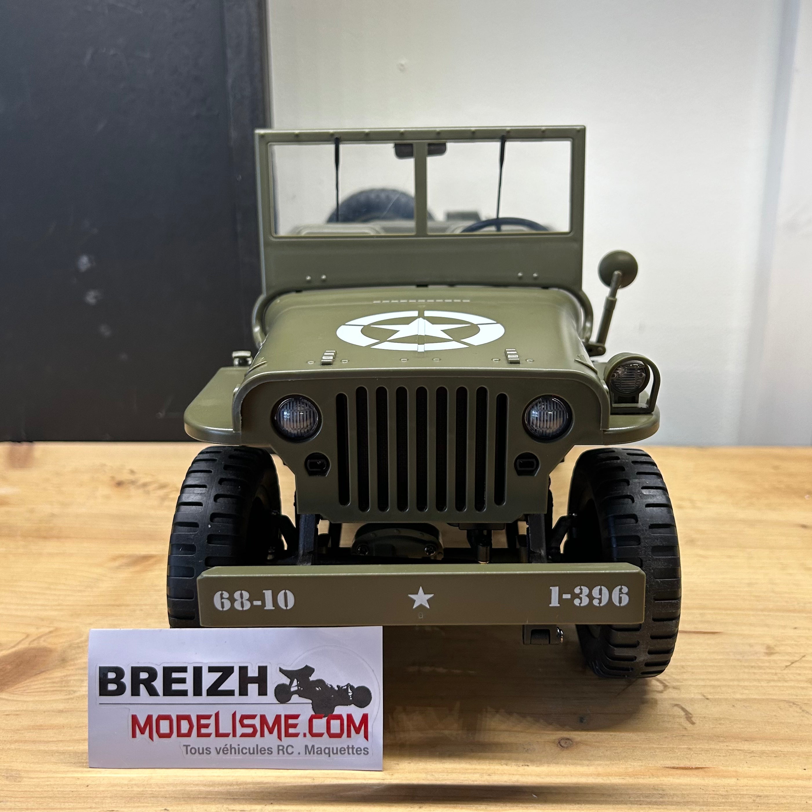 Jeep Willys radiocommandée E-Zee RC 1/10 4x4 - EZ-G2068