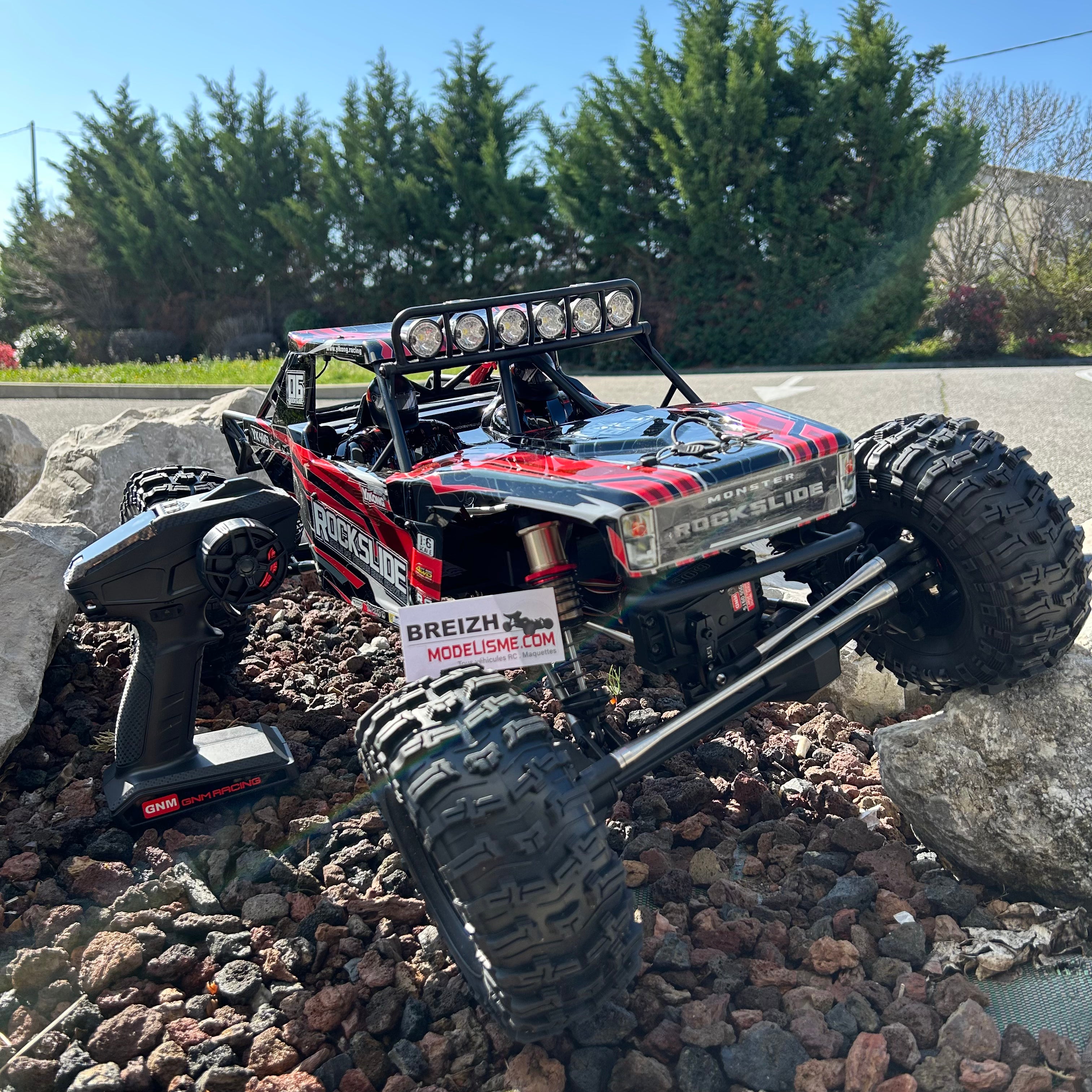 Crawler Yikong Rock Scale Slide 1/6 - YK4061 rouge