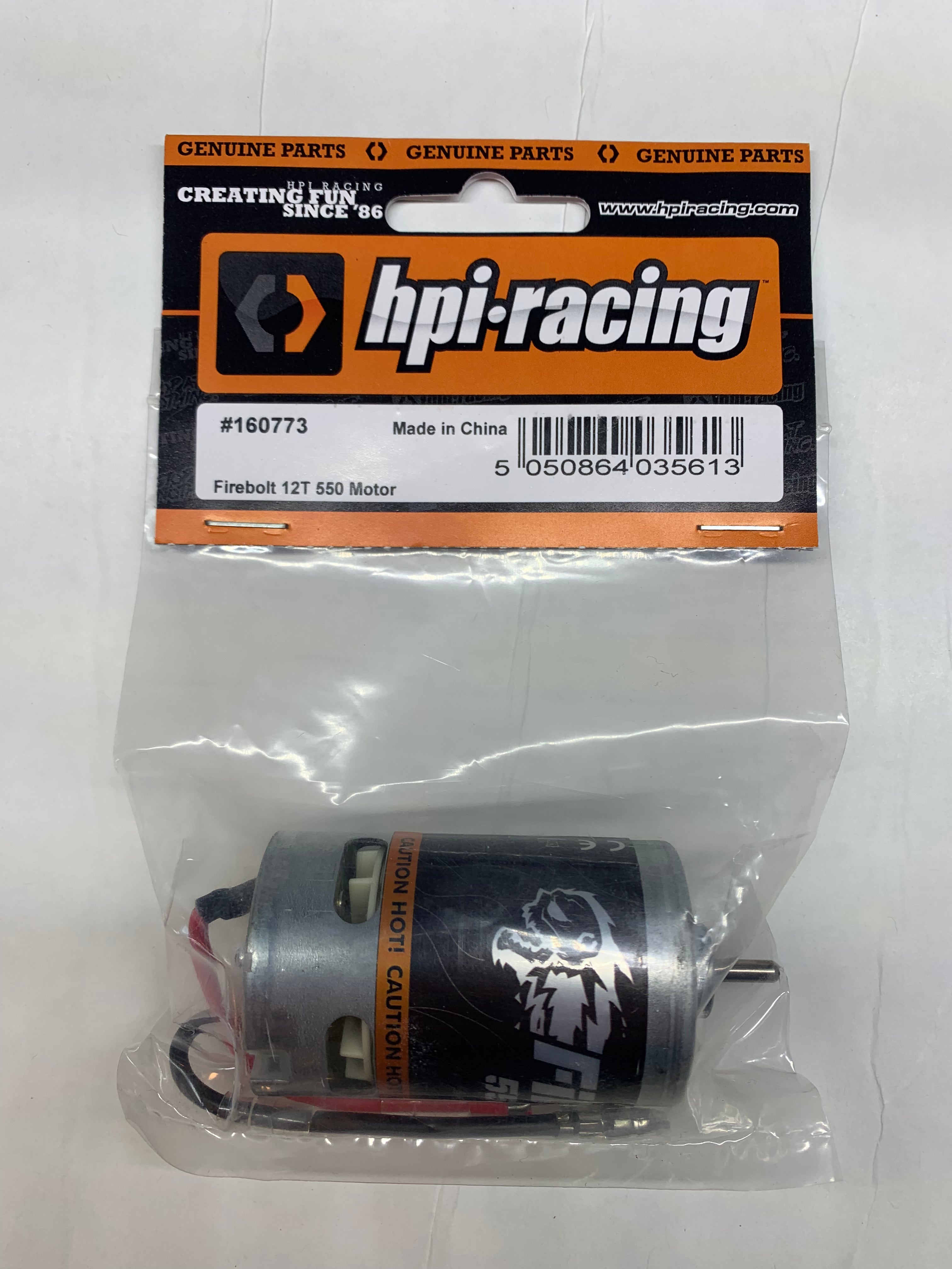 Moteur HPI Racing Firebolt 12T 550 - HP160773