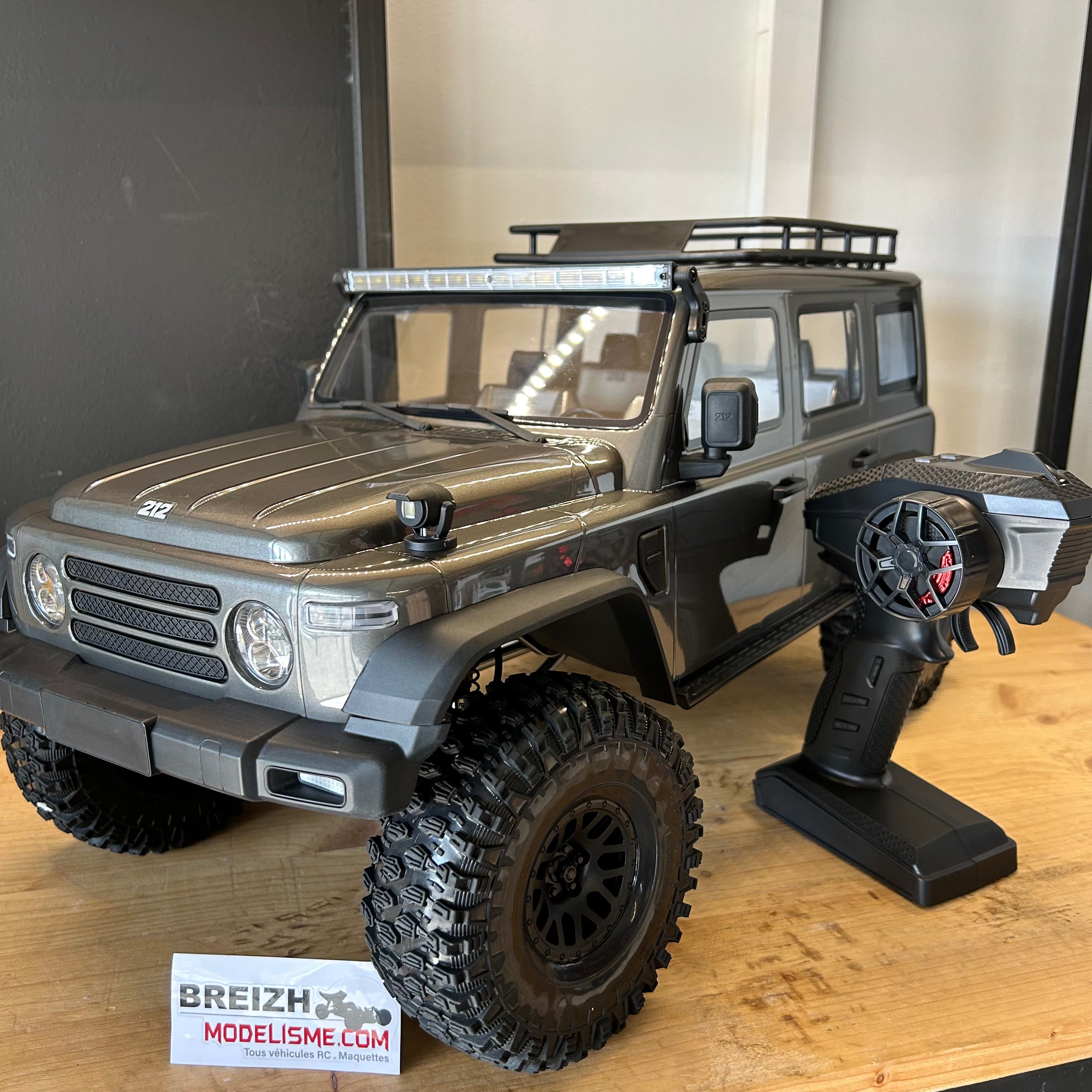 Crawler Yikong 1/8 4WD Gris YK4084