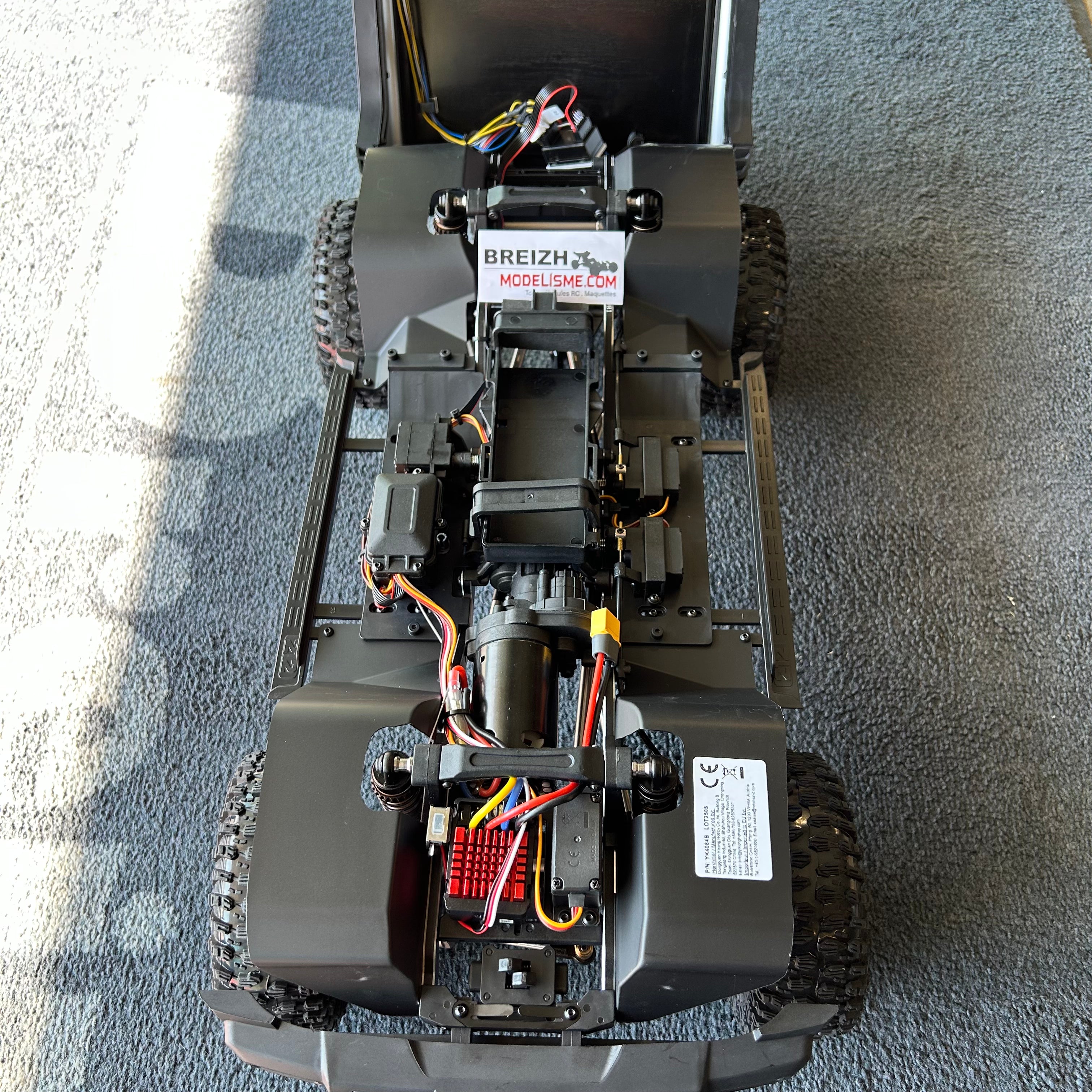 Crawler Yikong 1/8 4WD Gris YK4084