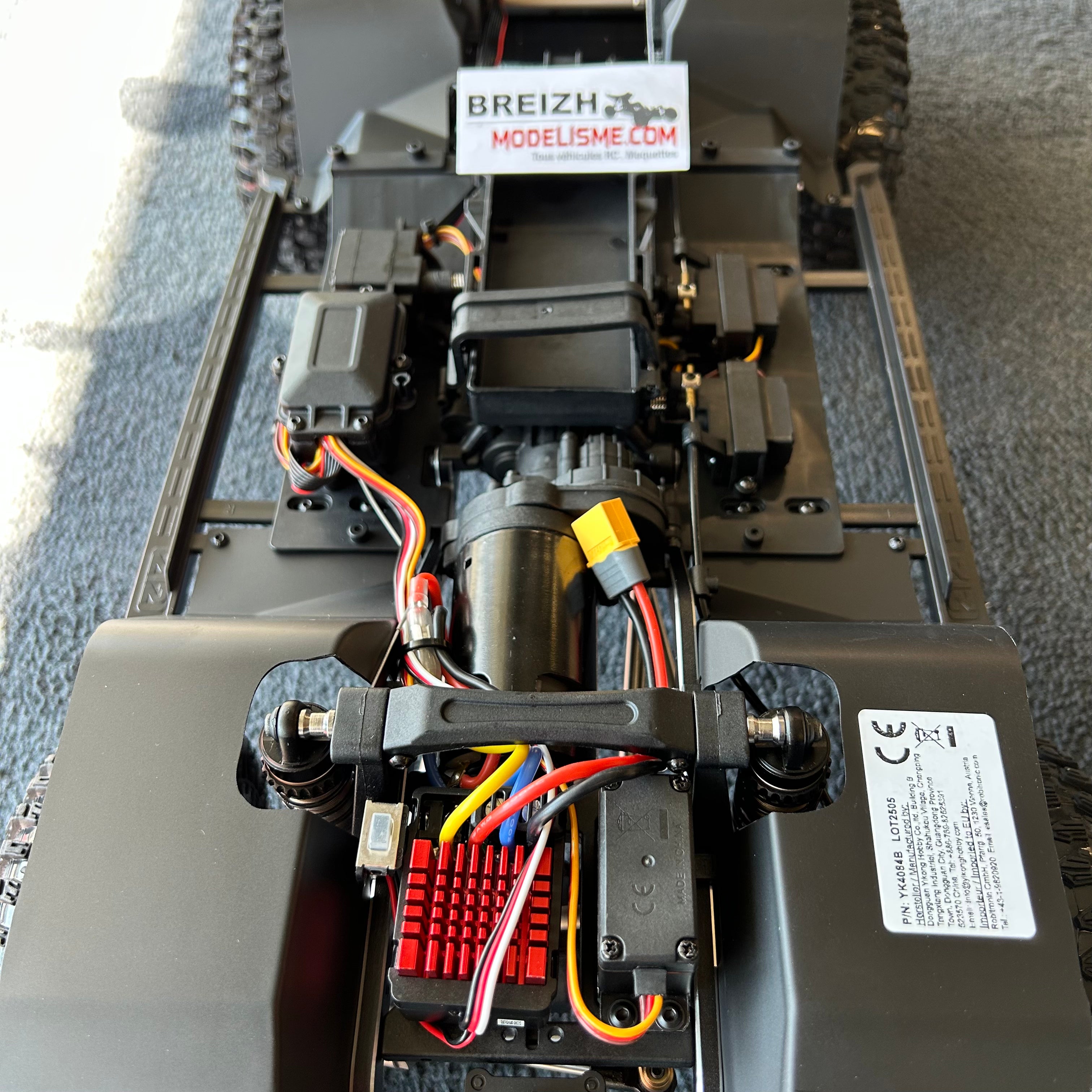 Crawler Yikong 1/8 4WD Gris YK4084