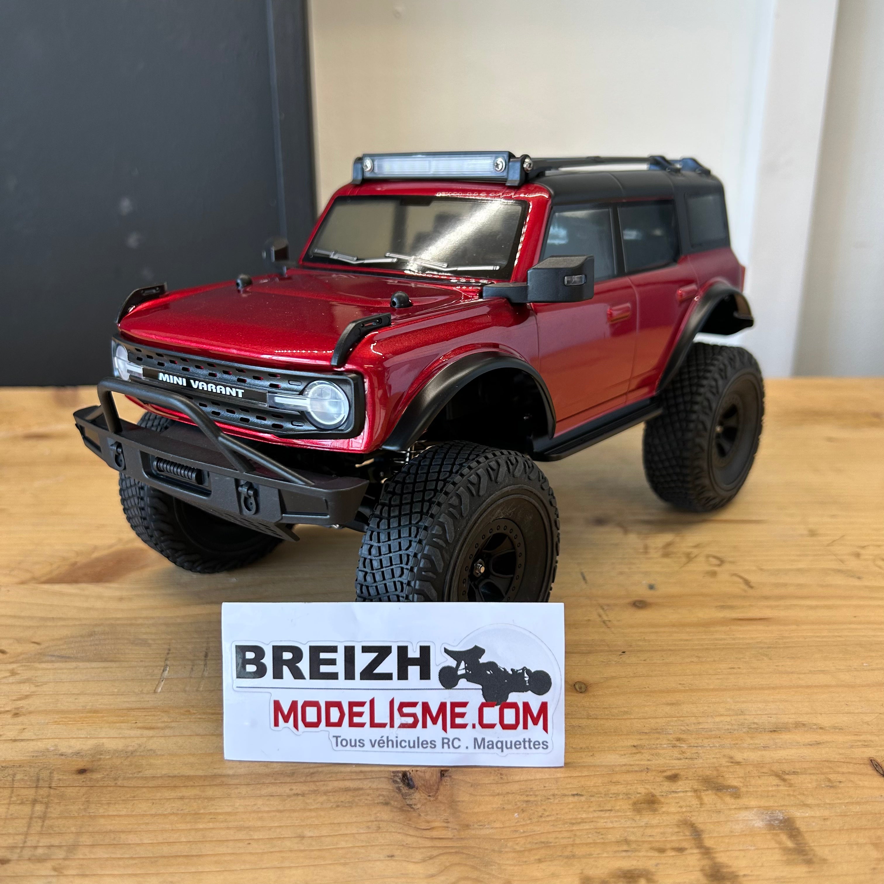 Mini Crawler RC 1/18 Scale RTR rouge 3107