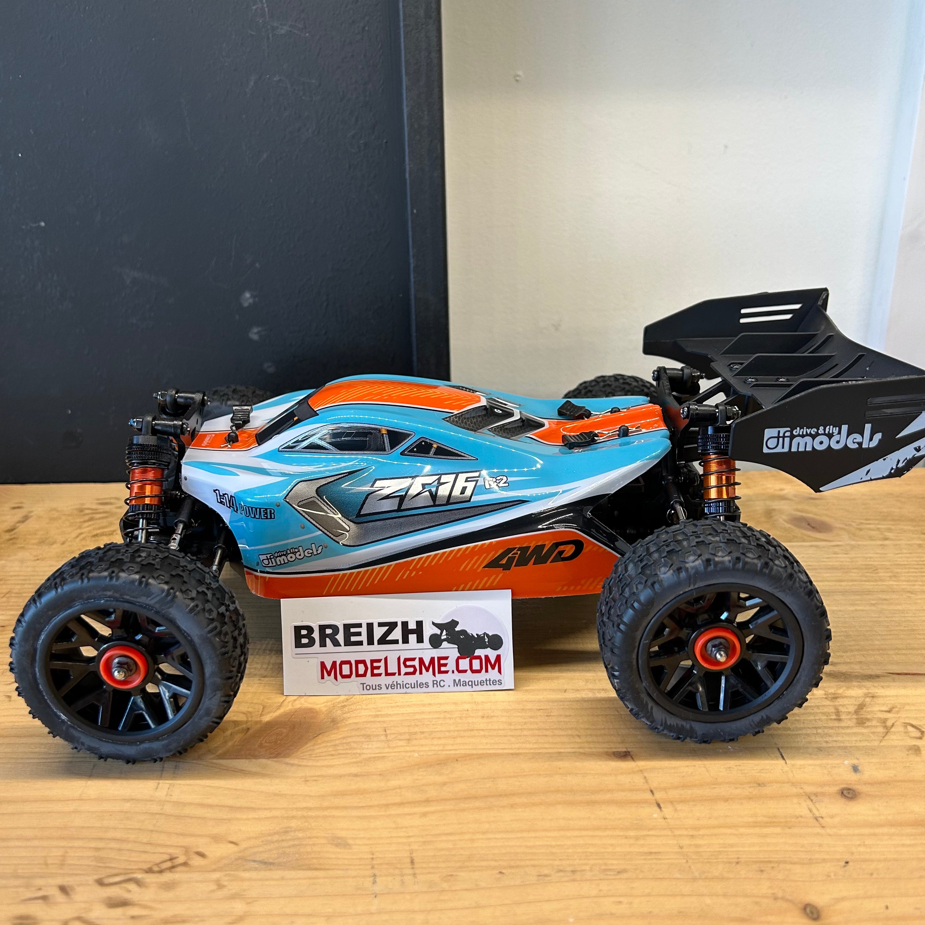DF Models Buggy RC Z06 B2 RTR 1/14 - 60km/h 4WD - 3200