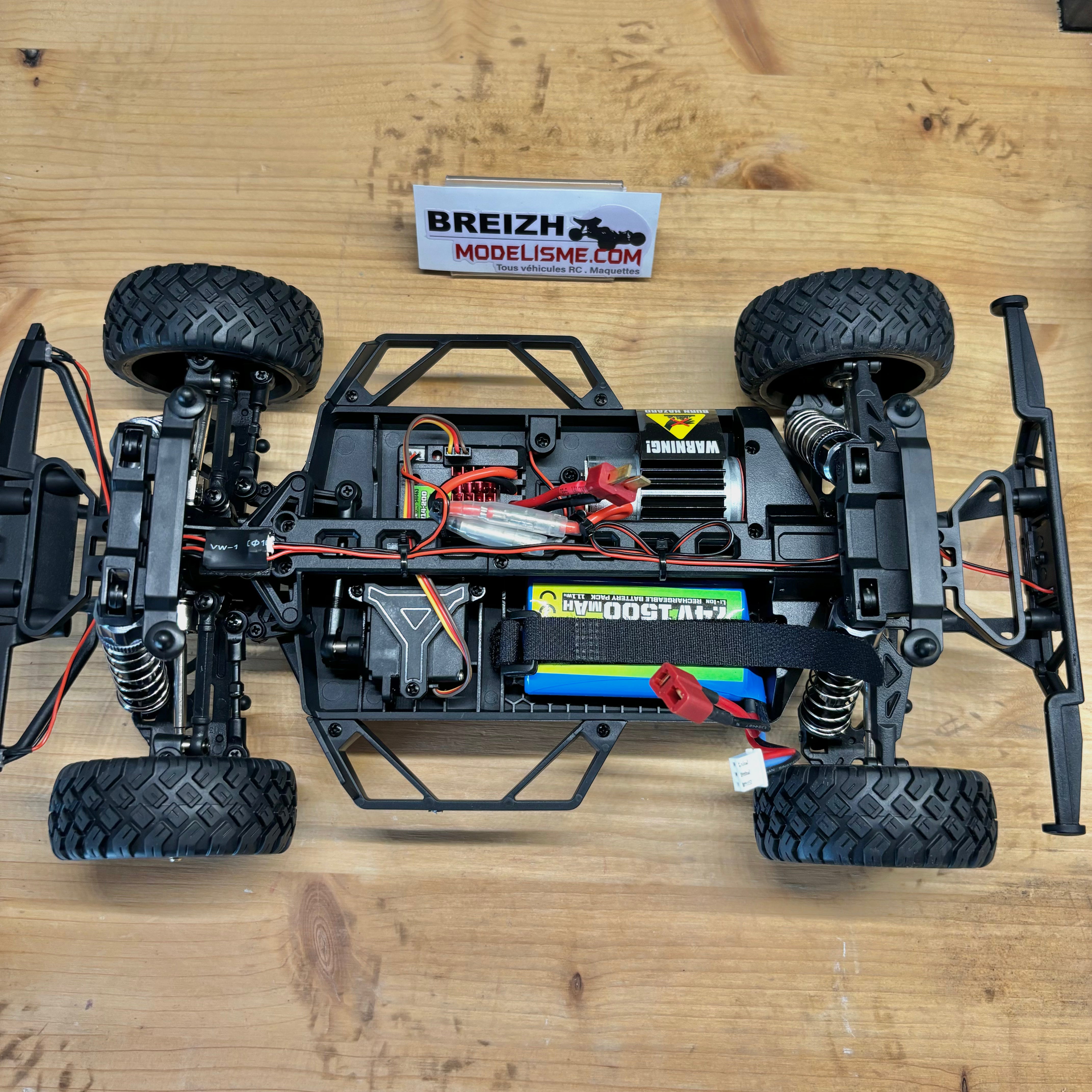 Backzon Vyper 1/16 SC 30km/h 4WD RTR verte