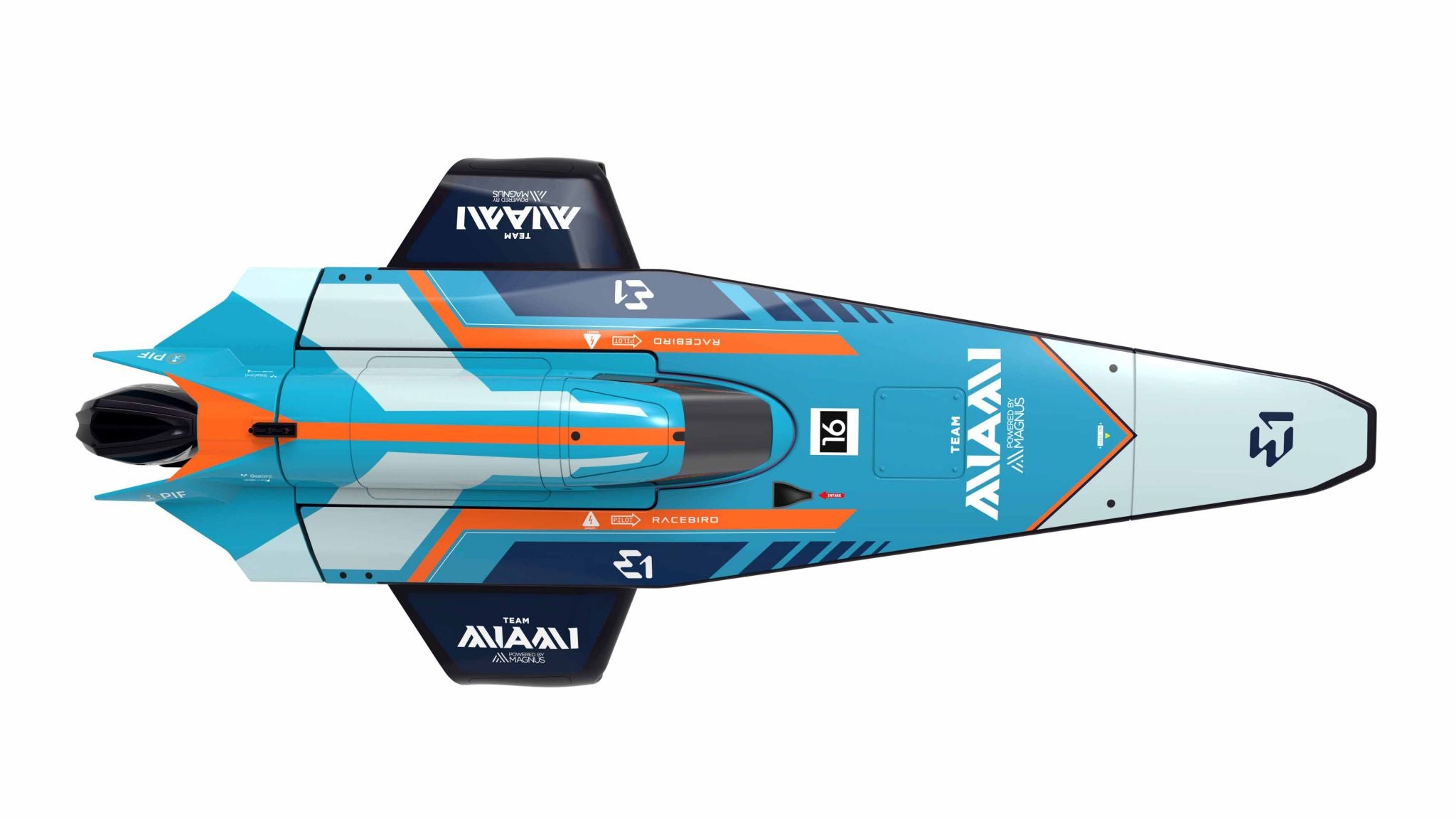 Joysway E1 Racebird 1:14 RTR Hydrofoil 545mm Team Miami