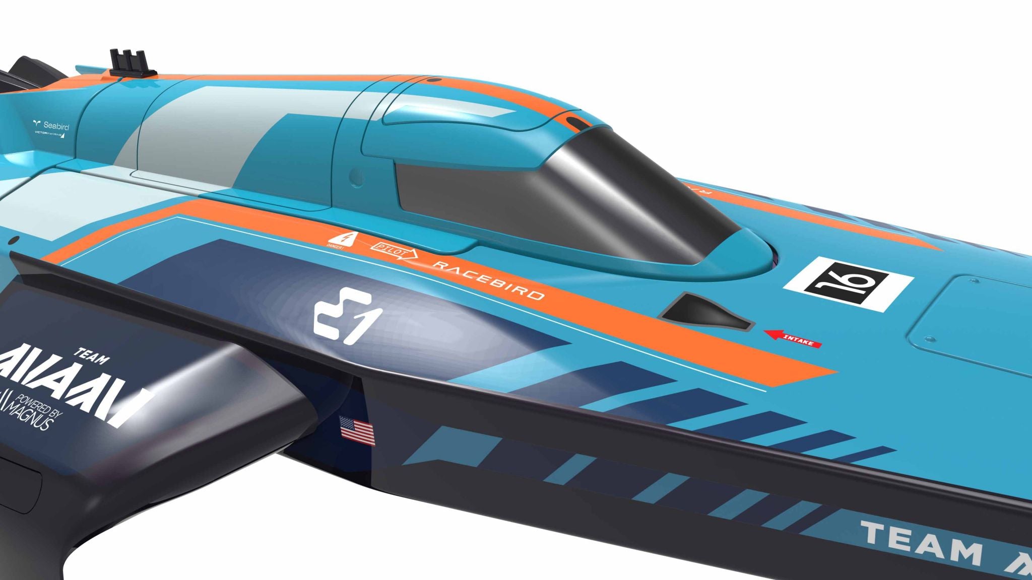 Joysway E1 Racebird 1:14 RTR Hydrofoil 545mm Team Miami