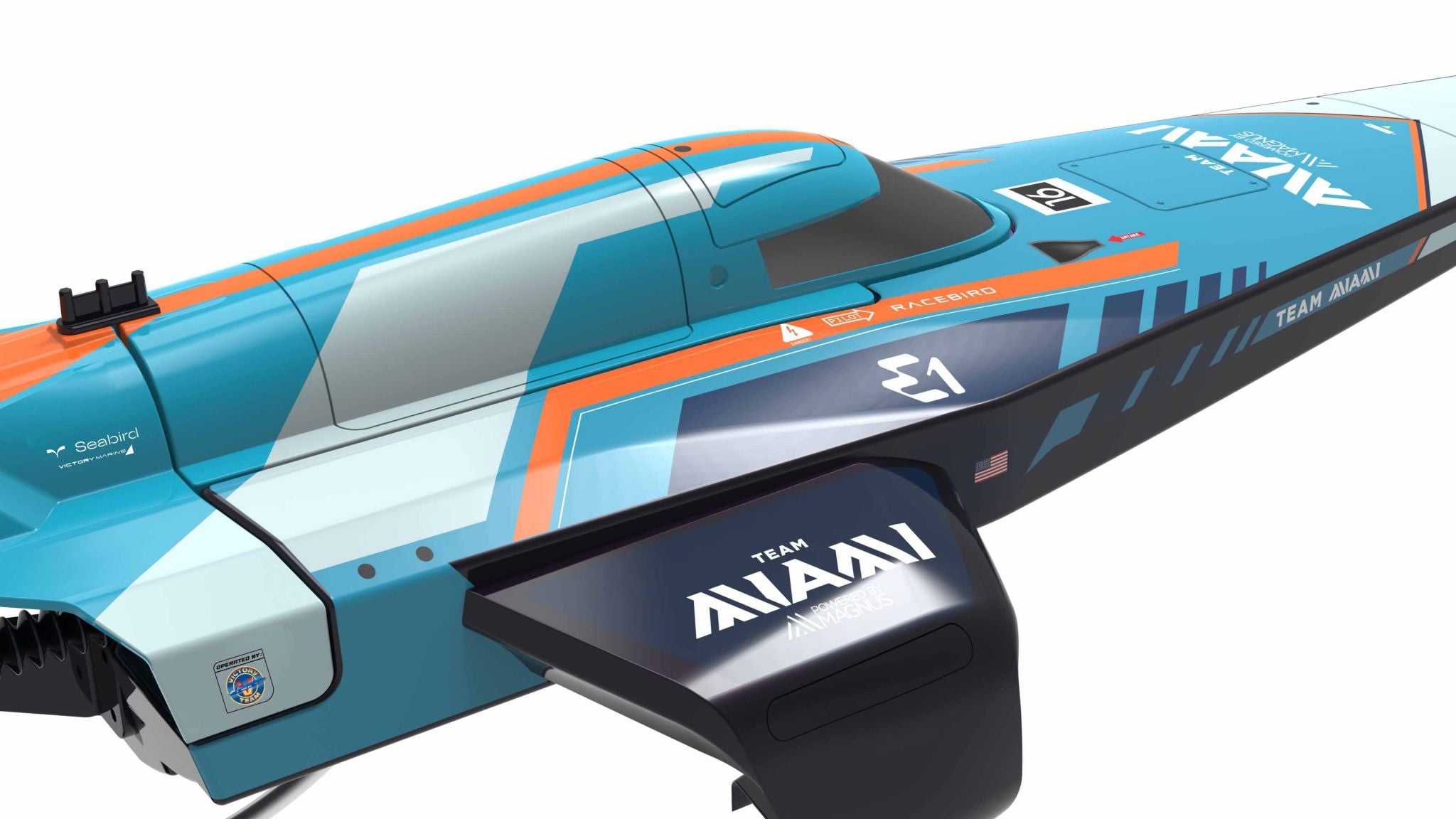 Joysway E1 Racebird 1:14 RTR Hydrofoil 545mm Team Miami