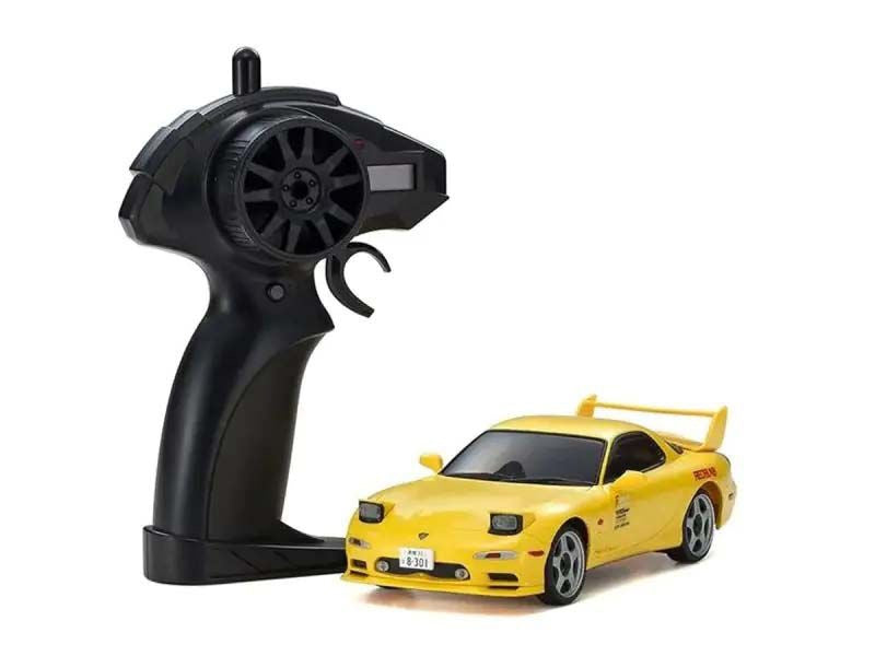 Kyosho First Mini-Z 1:28 Initial-D Mazda RX-7 FD3S YE - K.66603A - Breizh Modélisme.