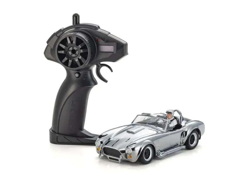 Kyosho First Mini-Z 1:28 Shelby Cobra 427 S/C 1960 Chrome - K.66610C