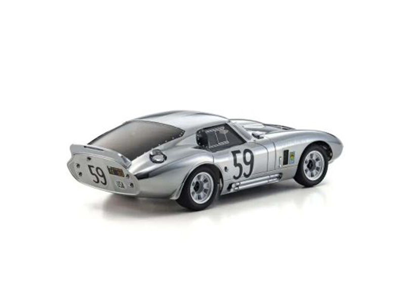 Kyosho First Mini-Z 1:28 Shelby Cobra Daytona Chrome - K.66611C