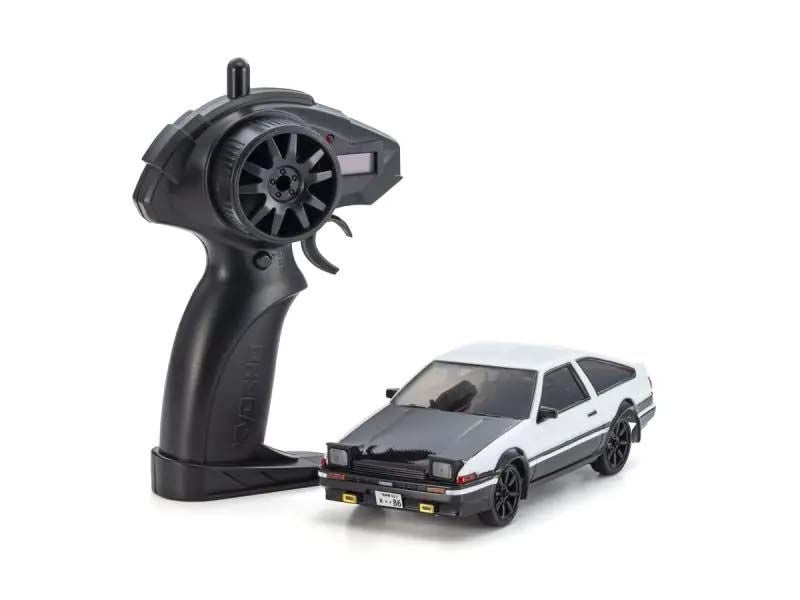 Kyosho First Mini-Z 1:28 Toyota Sprinter Trueno AE86 blanc/noir - K.66612A