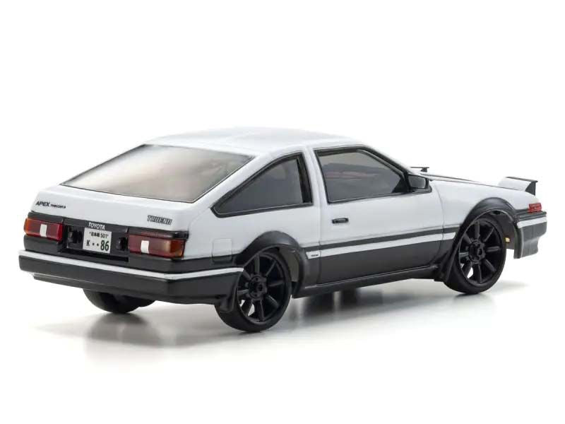 Kyosho First Mini-Z 1:28 Toyota Sprinter Trueno AE86 blanc/noir - K.66612A