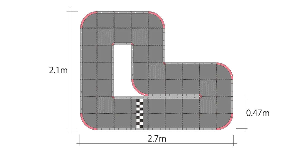 Kyosho Mini-Z Grand Prix Circuit 30 Urethane (48pcs - 30x30), 87033B