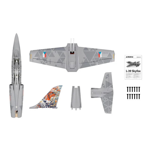 Jet Kavan L-39 Skyfox 1088mm gris