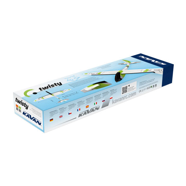Motoplaneur planeur 3D Kavan TWISTY 1512mm vert - Breizh Modélisme.
