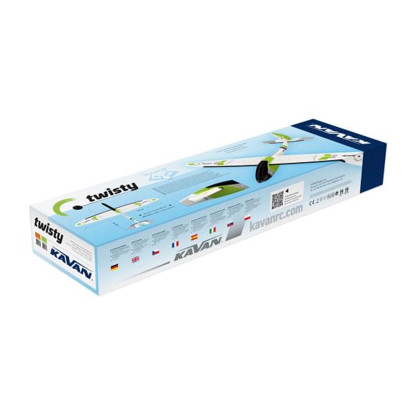 Motoplaneur planeur 3D Kavan TWISTY 1512mm vert - Breizh Modélisme.