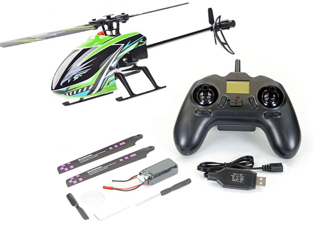 Hélicoptère RC Mono rotor Kootai F03 4 voies Flybarless vert