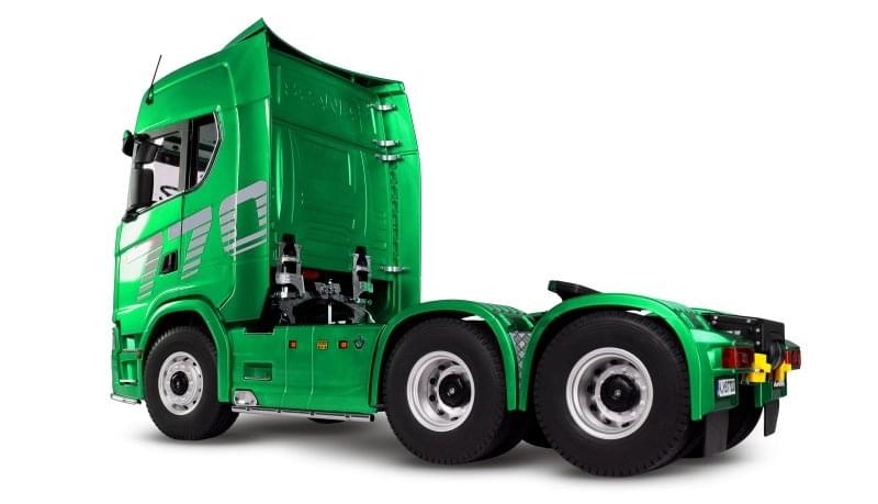 Camion 1/14 Huina Scania 770S Kabolite 6x6 vert