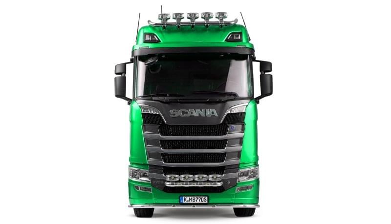 Camion 1/14 Huina Scania 770S Kabolite 6x6 vert