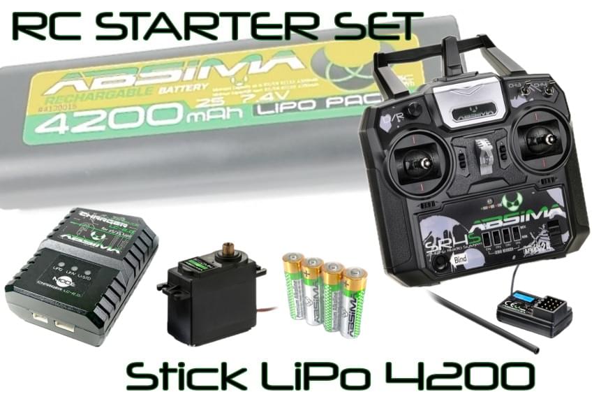 Kit de démarrage RC "Stick LiPo 4200" - 2200017