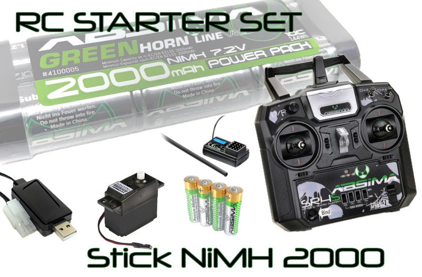 Kit de démarrage RC "Stick NiMH 2000" - 2200013