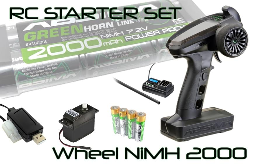 Kit de démarrage RC "Wheel NiMH 2000" - 2200012