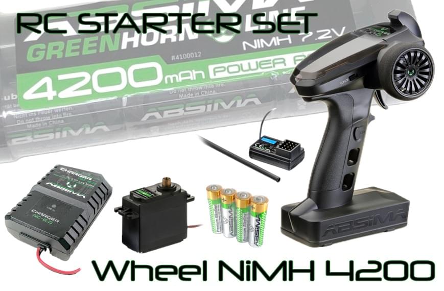 Pack de démarrage RC "NiMH 4200" - Breizh Modélisme.