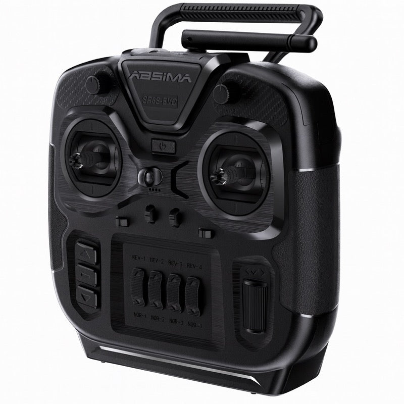 Radiocommande à 6 voies «SR6S-EVO» 2,4 GHz + récepteur RX - 2000023 - Breizh Modélisme.