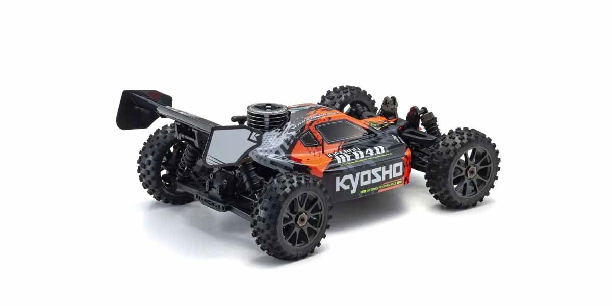 Kyosho Inferno Neo 4.0 1:8 RC Nitro Readyset (KE21SP) rouge - Breizh Modélisme.