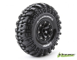 2 pneus et jantes Crawler 1/10 CR-CHAMP 2,2 - 3236VB - Breizh Modélisme.