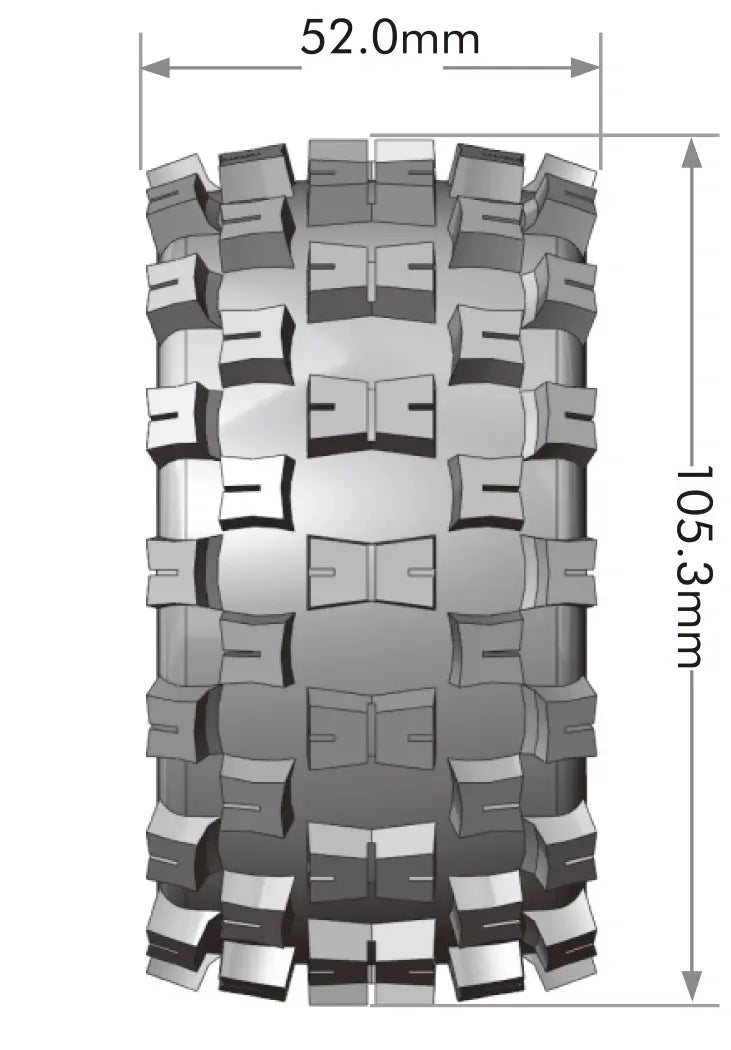 2 roues Louise ST-MCROSS Mini Maxx/ XRT - 3390SM