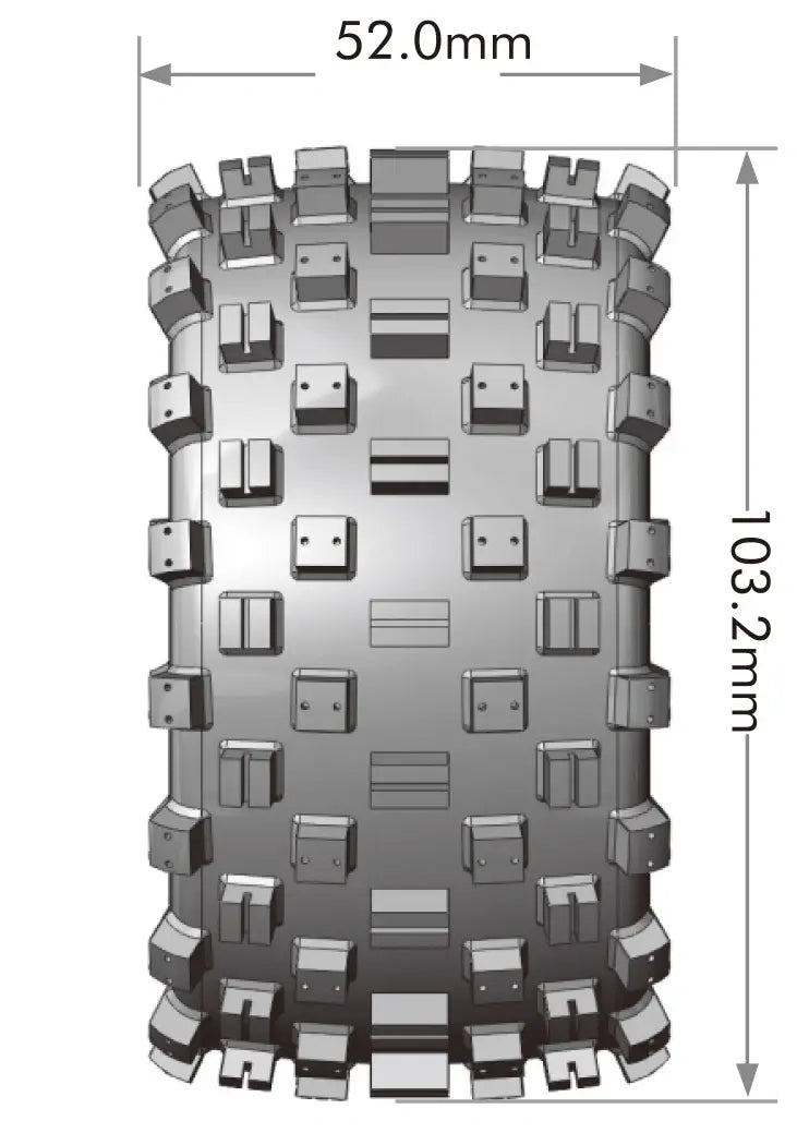 2 roues Louise ST-ROCK Mini Maxx/ XRT - 3391SM