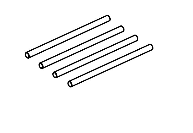 Axes de suspension inférieurs (4) - 1610127