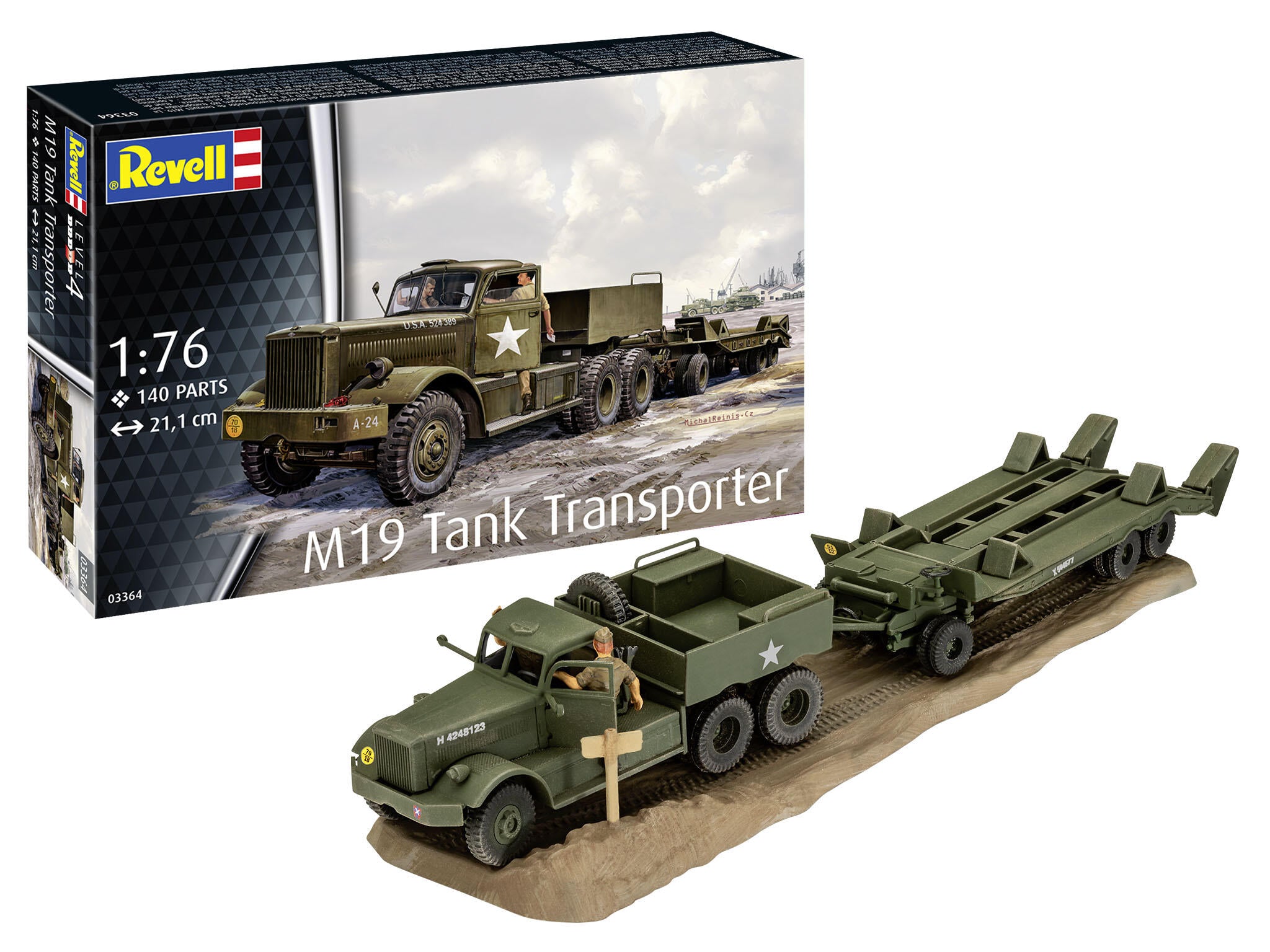 Maquette militaire Revell 03364 M19 Tank Transporter