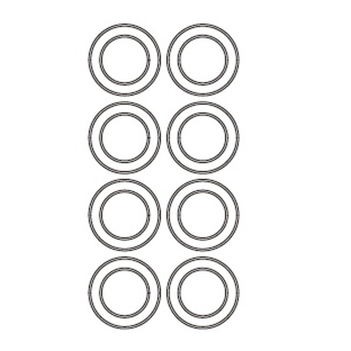 Roulements à billes MJX (8 pcs) - R168Z - Breizh Modélisme.