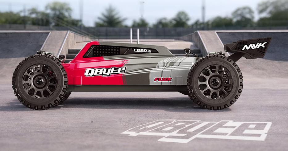 Buggy 2S 38km/h Maverick QByte XB Flux 1/12 Brushless RTR 4WD rouge MV151401