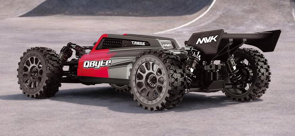 Buggy 2S 38km/h Maverick QByte XB Flux 1/12 Brushless RTR 4WD rouge MV151401