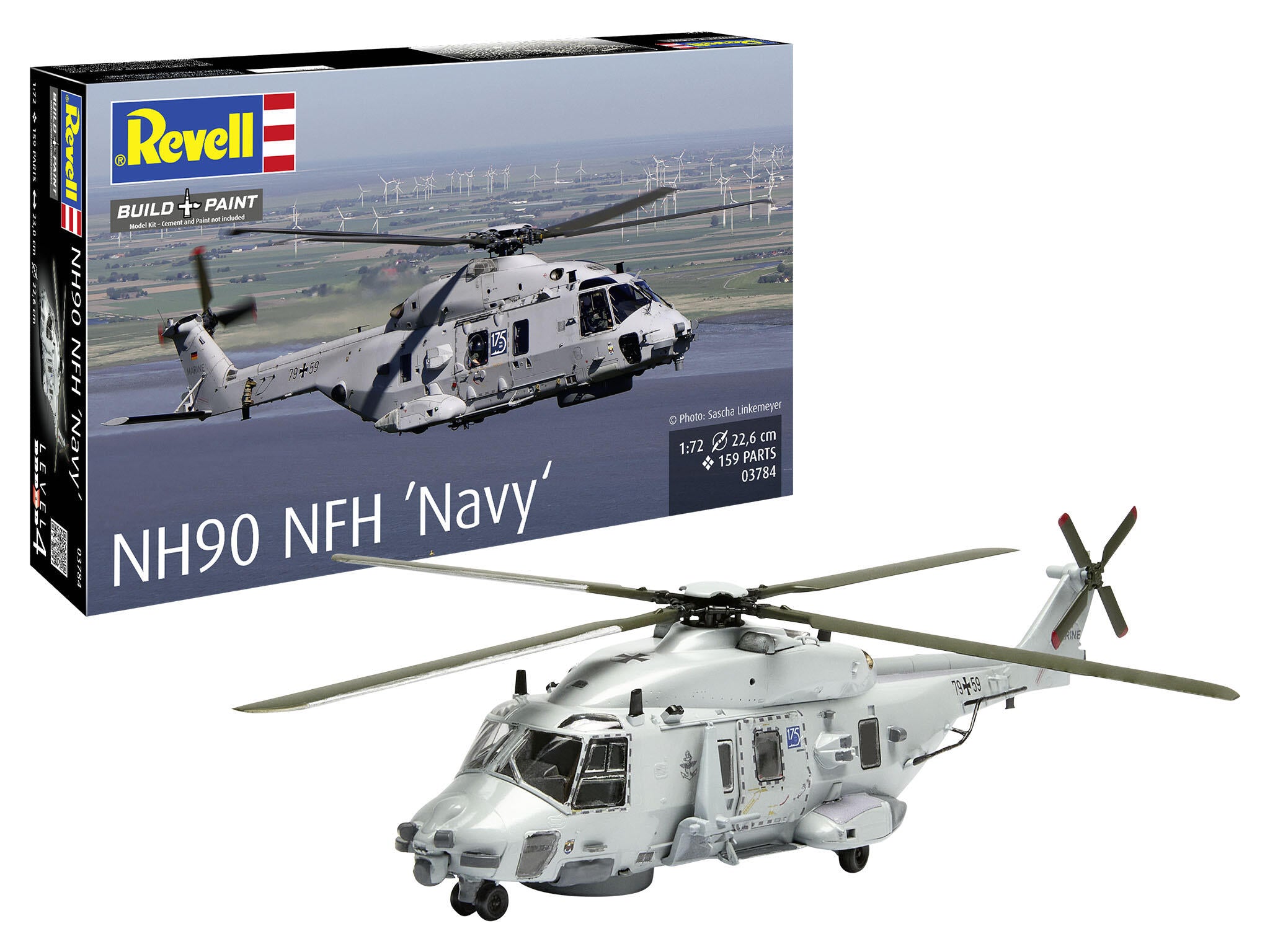 Maquette hélicoptère Revell 03784 NH90 NFH "Navy"