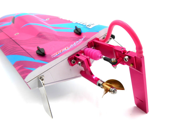 Bateau radiocommandé TFL Hobby 1158 Brushless Explorer Mono RTR - rose - Breizh Modélisme.