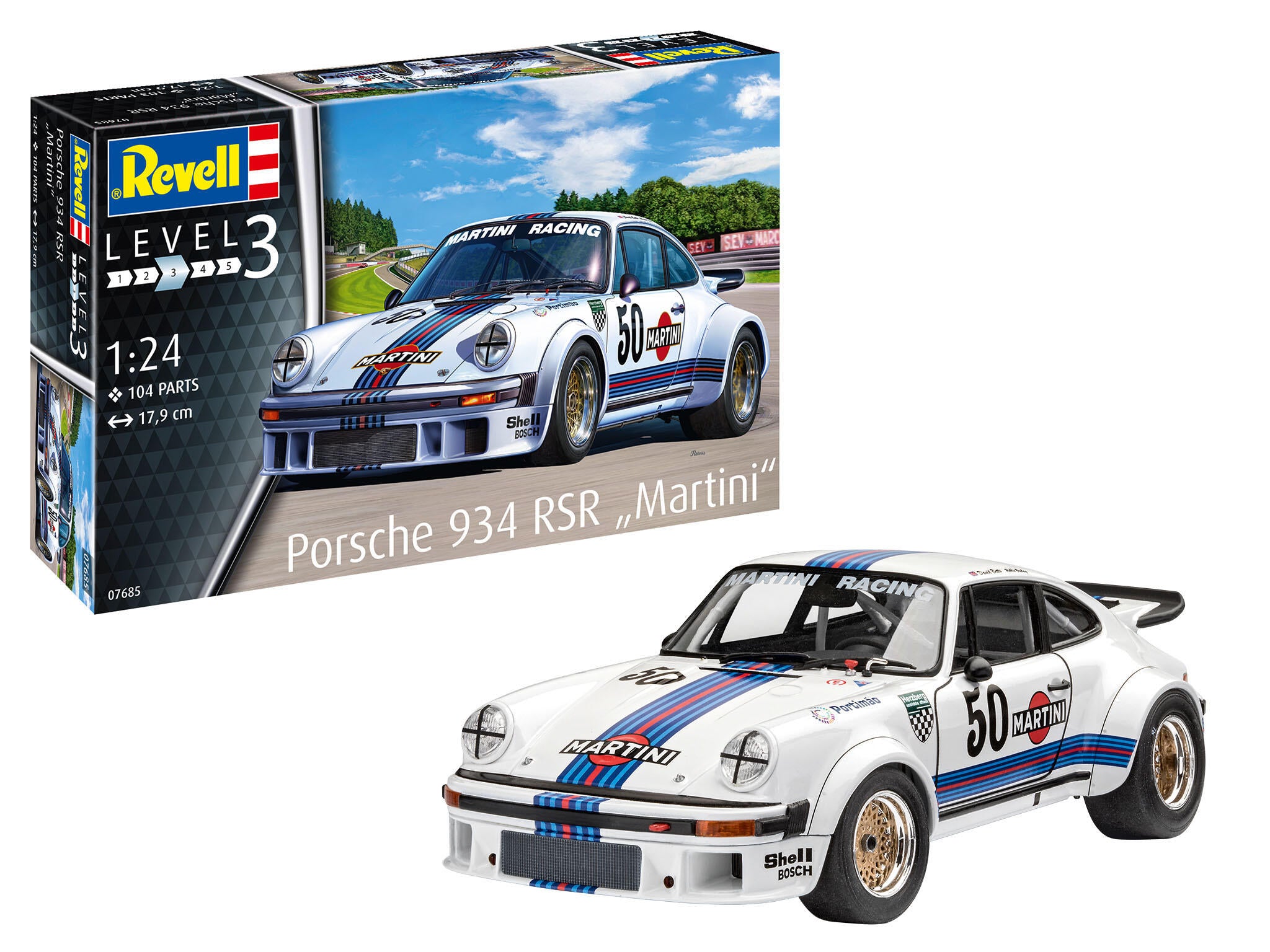 Maquette voiture Revell 07685 Porsche 934 RSR "Martini"