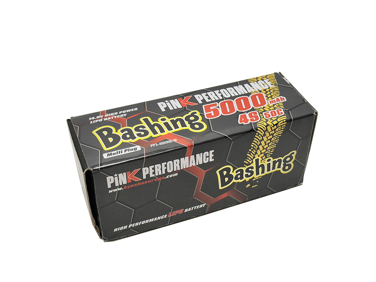 Batterie lipo 4S Bashing 14,8V 5000mAh - PP3-4S5000-M - Breizh Modélisme.
