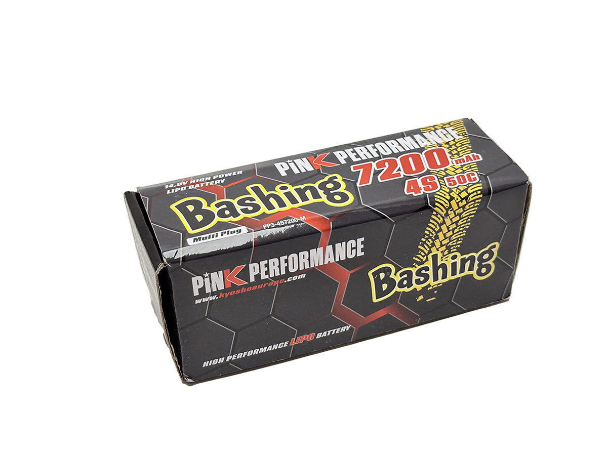 Batterie lipo 4S Bashing 14,8V 7200mAh - PP3-4S7200-M - Breizh Modélisme.