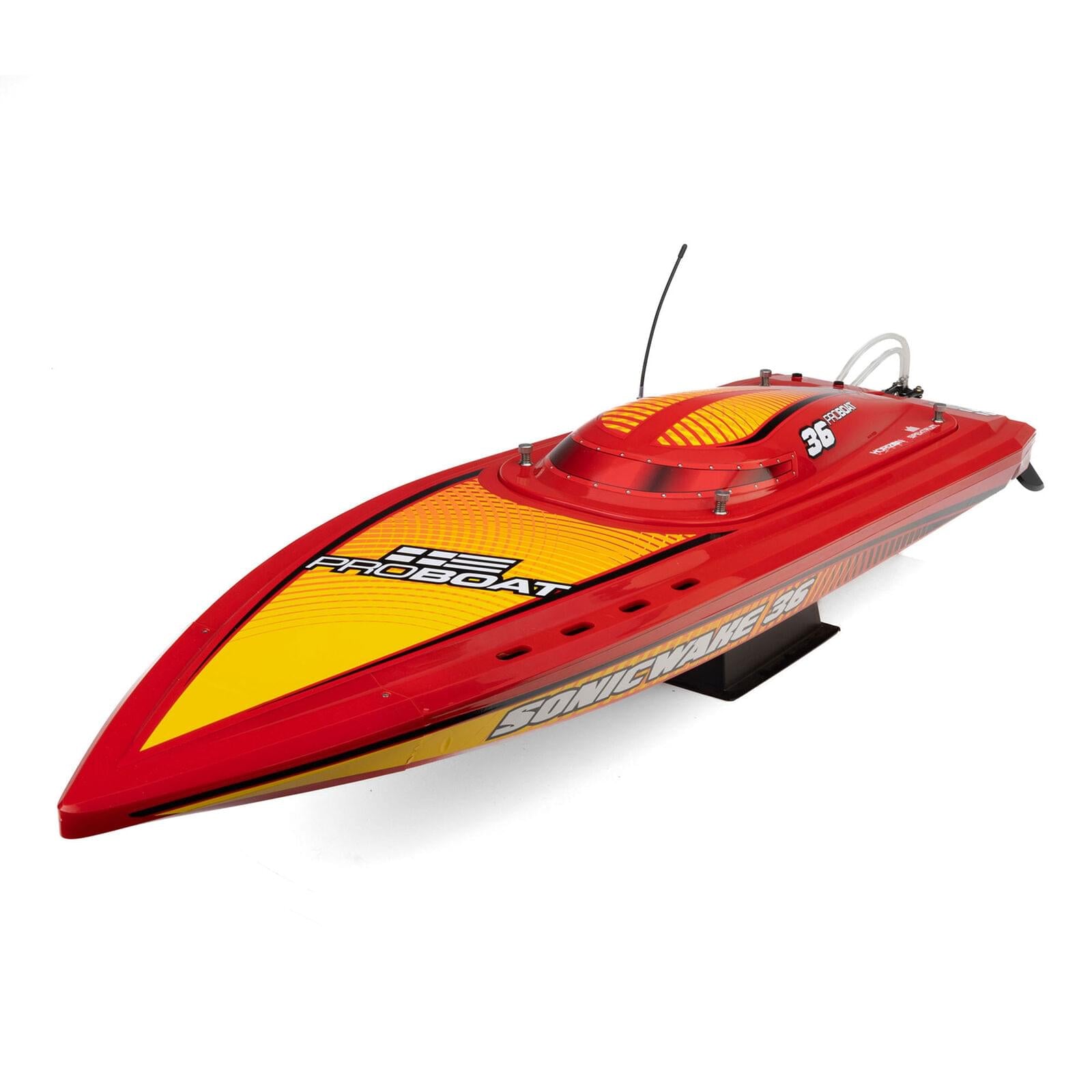 Bateau RC Sonicwake 36 V3 Brushless RTR ProBoat PRB-2171T2 - Breizh Modélisme.