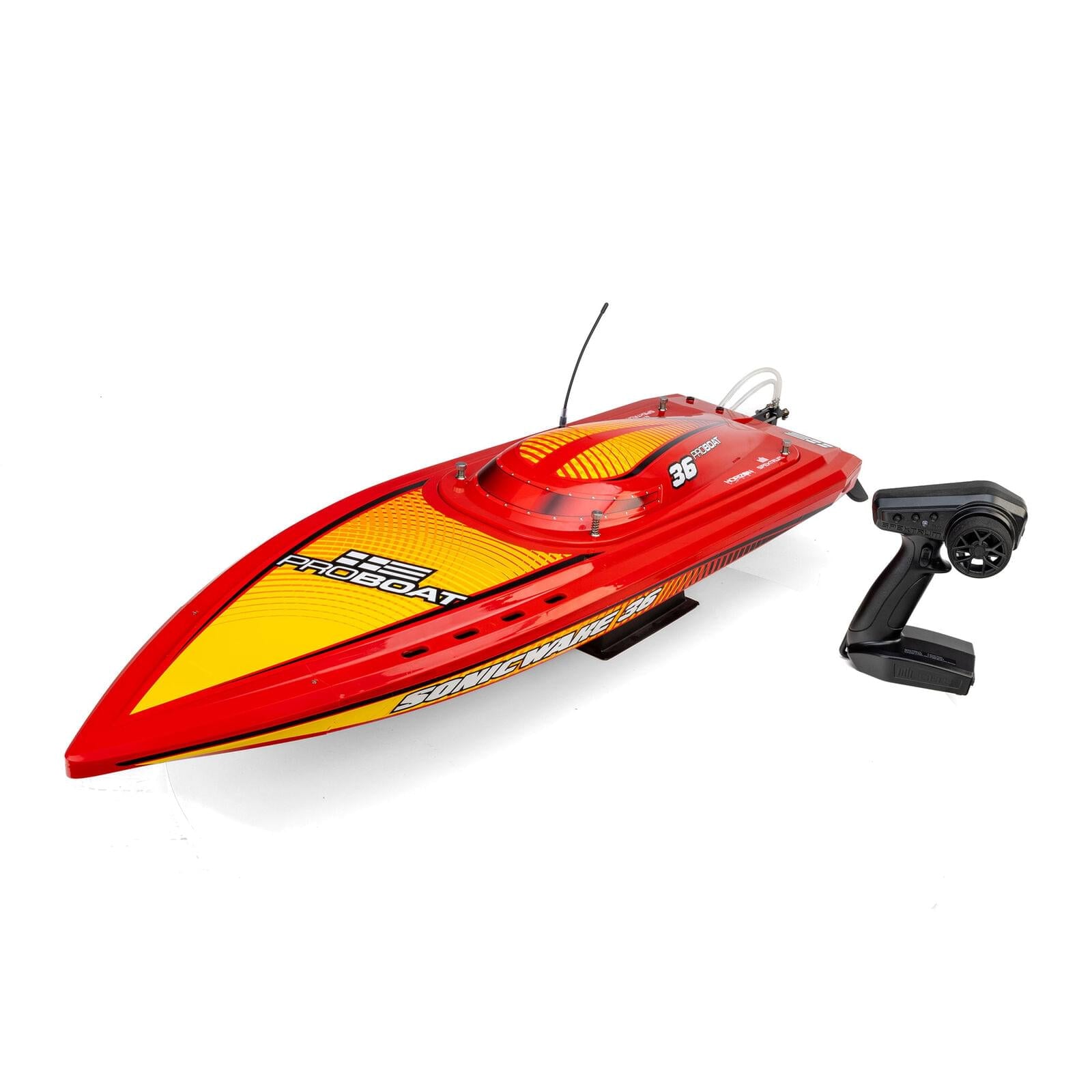 Bateau RC Sonicwake 36 V3 Brushless RTR ProBoat PRB-2171T2 - Breizh Modélisme.